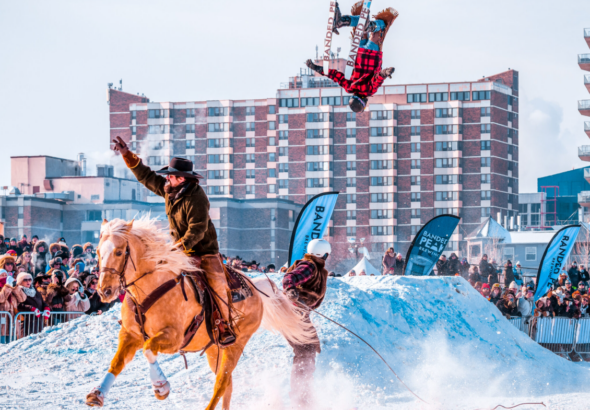Skijoring Canada in Calgary